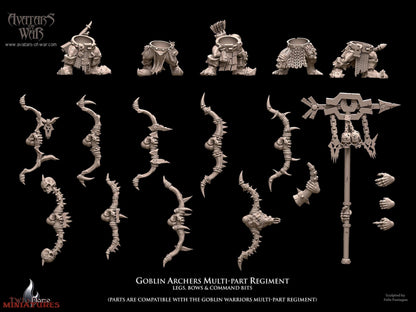 Multi-Part Goblin Archers Regiment