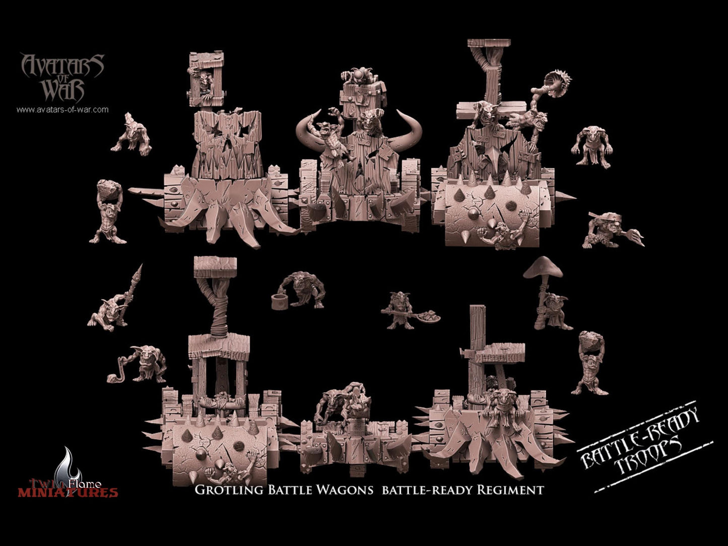 Grotling Battle Wagon | Artillery & War Machine Regiment