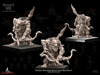 Multi-Part Goblin Archers Regiment