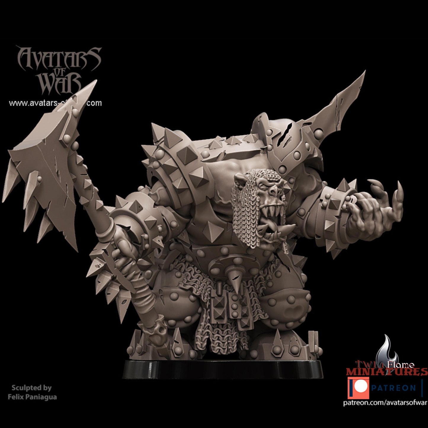 Iron Orc Warlord | Black Orc Hero Commander