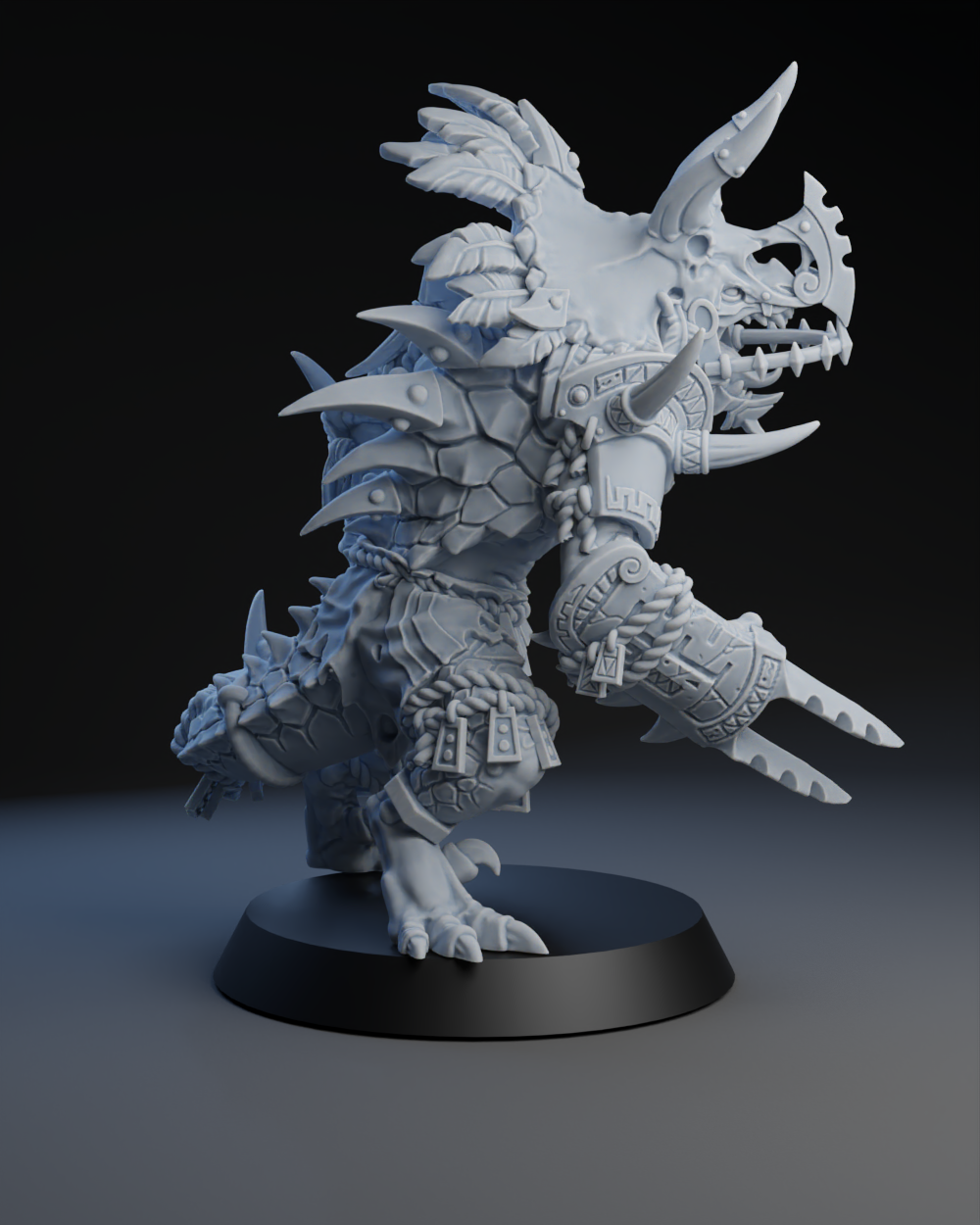 Football Lizard Fantasy Football Lizard Star Player – Twin Flame Miniatures