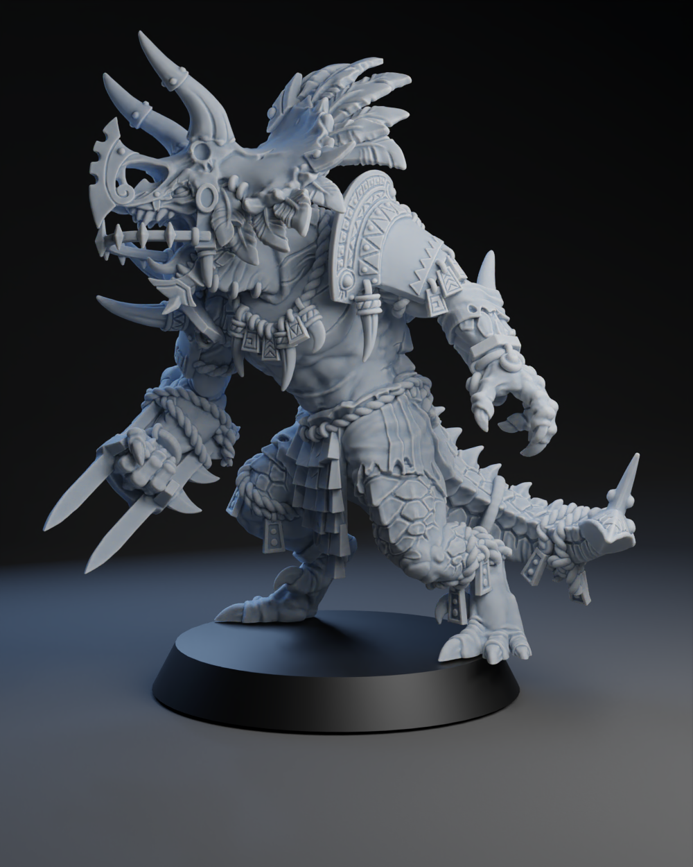 Football Lizard Fantasy Football Lizard Star Player – Twin Flame Miniatures