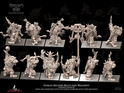 Multi-Part Goblin Archers Regiment