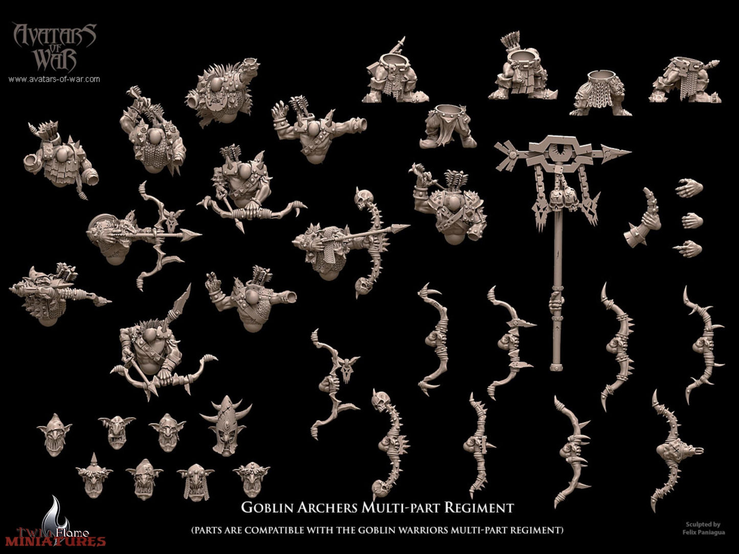 Multi-Part Goblin Archers Regiment