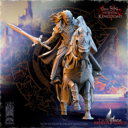High Elf Commander on War Horse