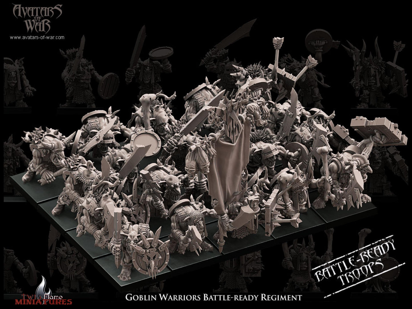 Goblin Warriors Battle-Ready Regiment