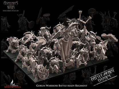 Goblin Warriors Battle-Ready Regiment