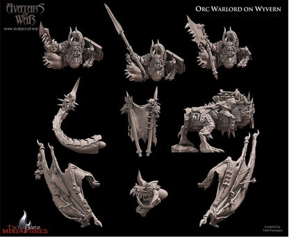 Orc Warlord on Wyvern