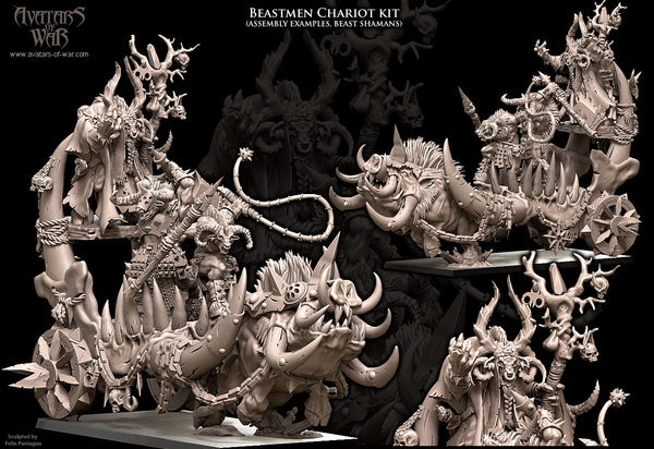 Beastmen Chariot Multi-Part Kit
