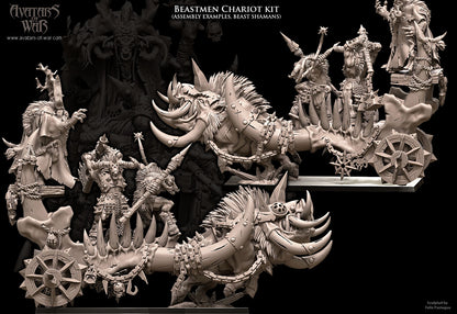 Beastmen Chariot Multi-Part Kit