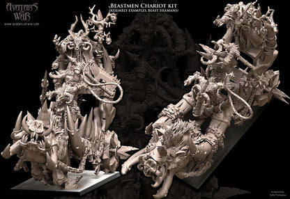 Beastmen Chariot Multi-Part Kit
