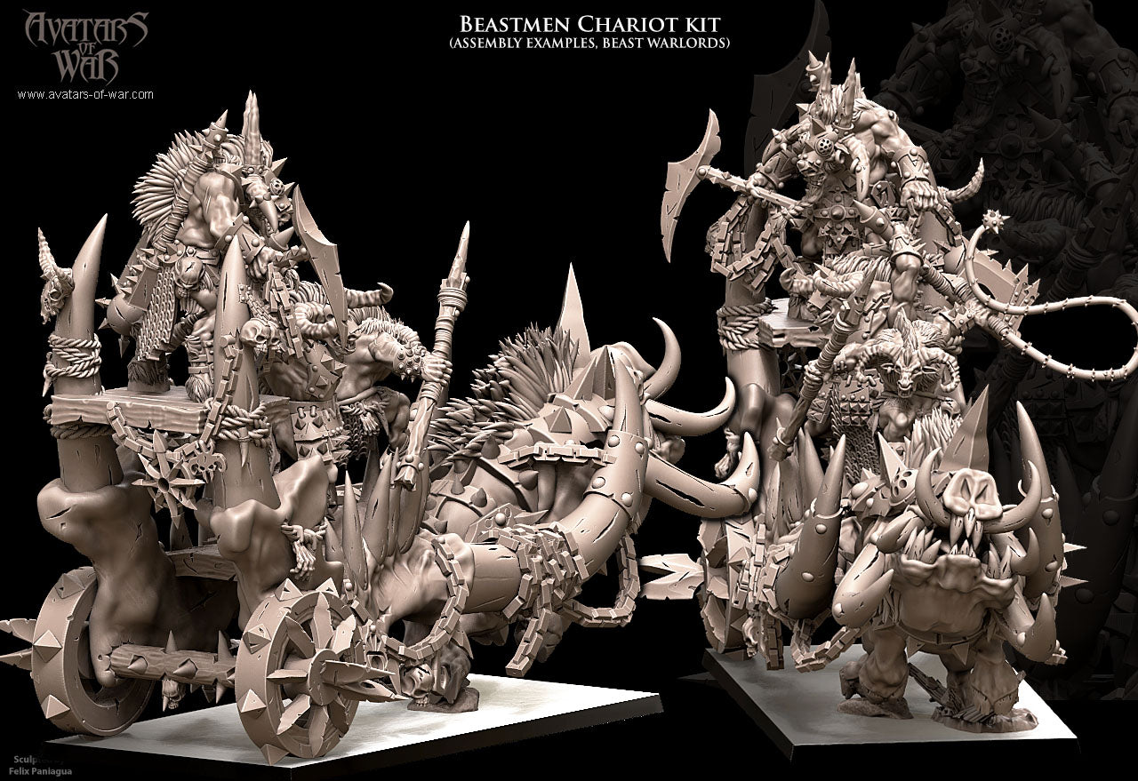 Beastmen Chariot Multi-Part Kit