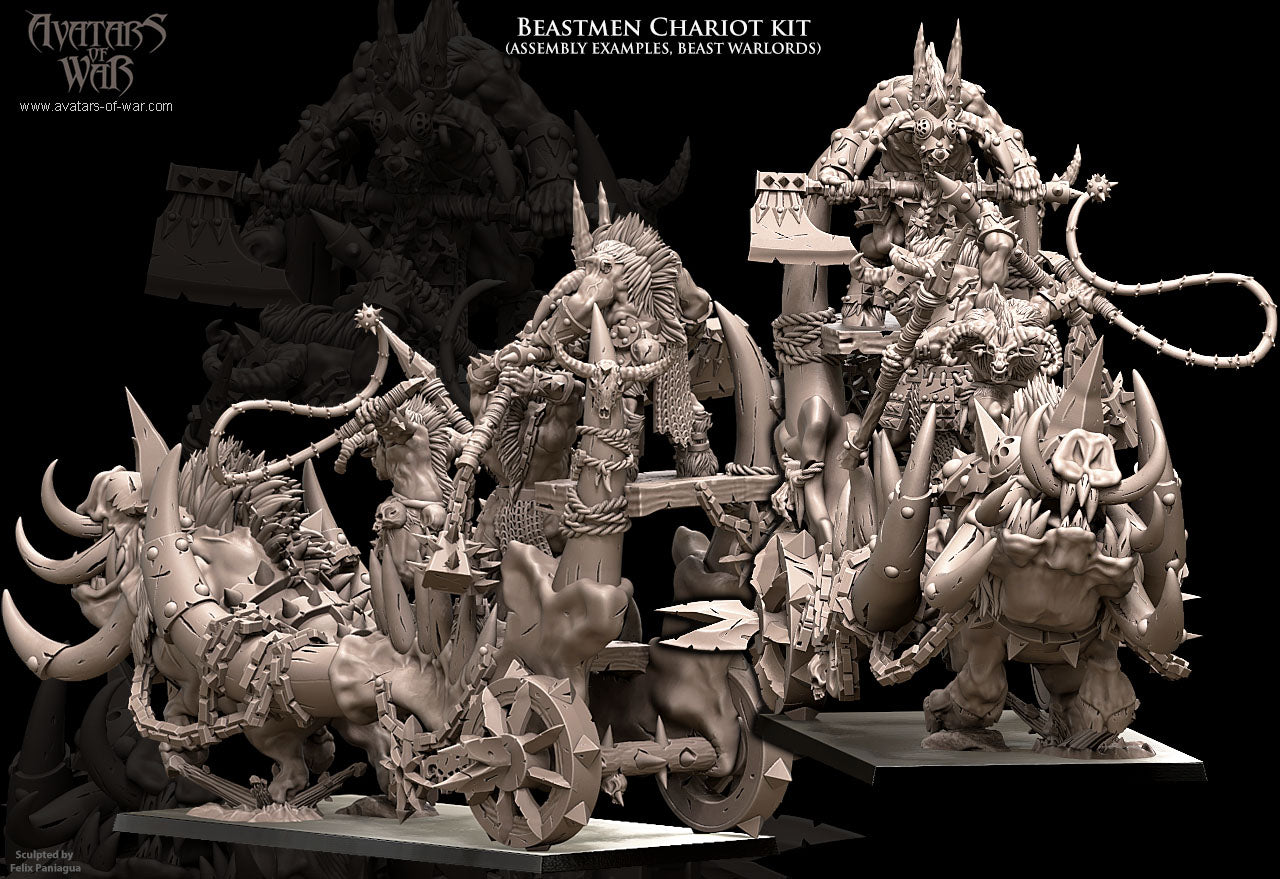 Beastmen Chariot Multi-Part Kit
