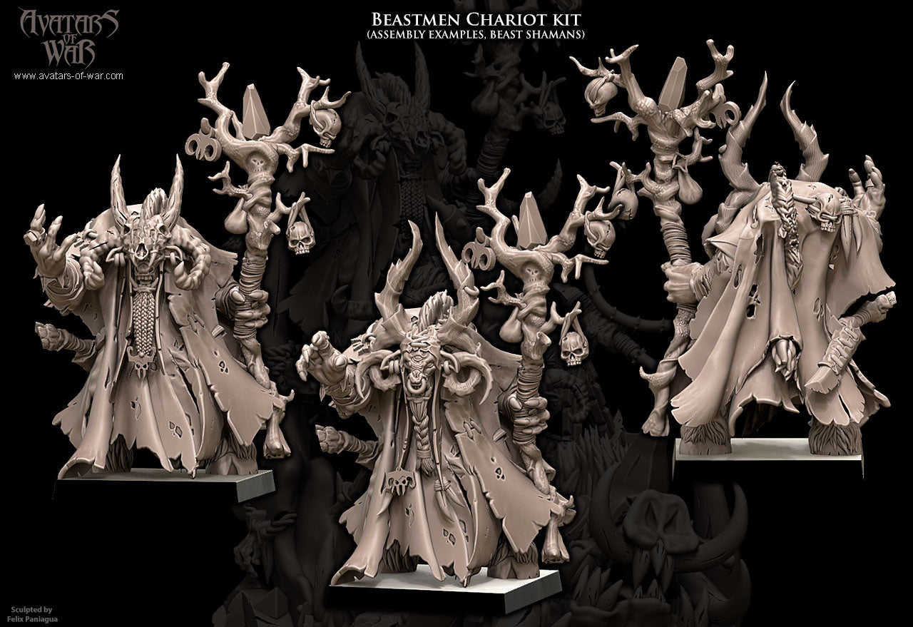 Beastmen Chariot Multi-Part Kit