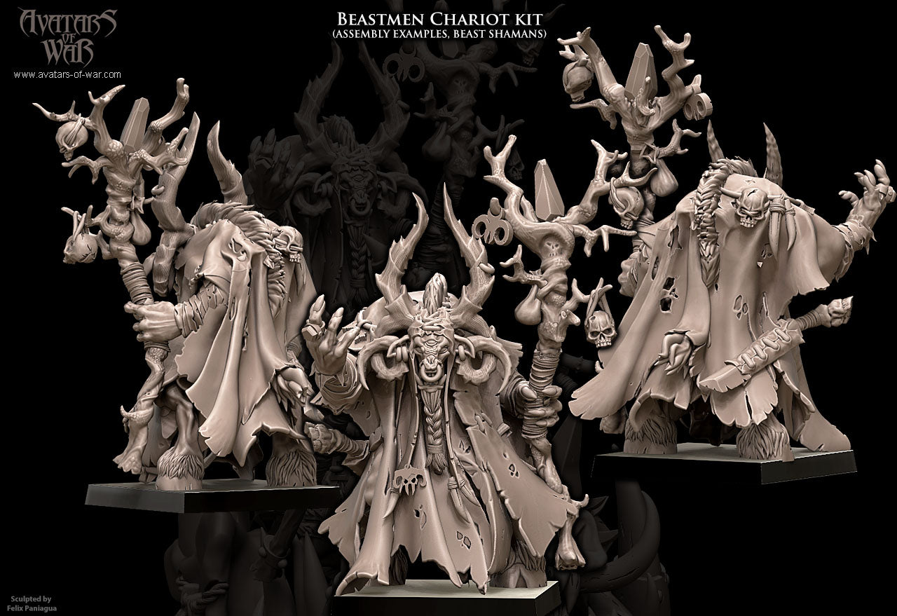 Beastmen Chariot Multi-Part Kit