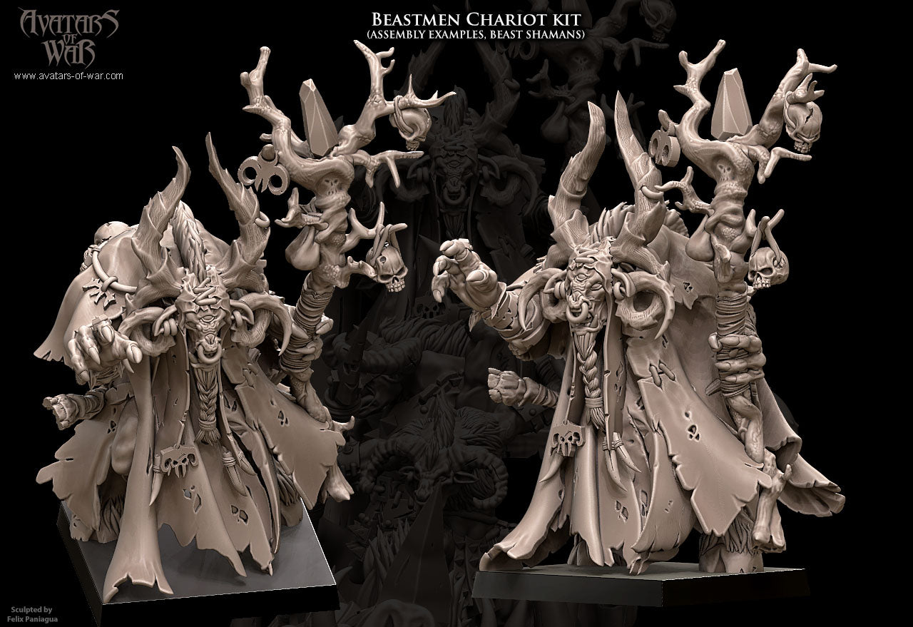 Beastmen Chariot Multi-Part Kit