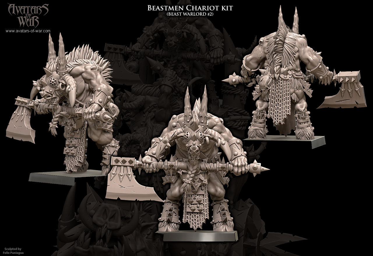 Beastmen Chariot Multi-Part Kit