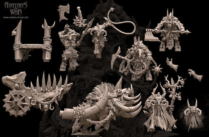 Beastmen Chariot Multi-Part Kit