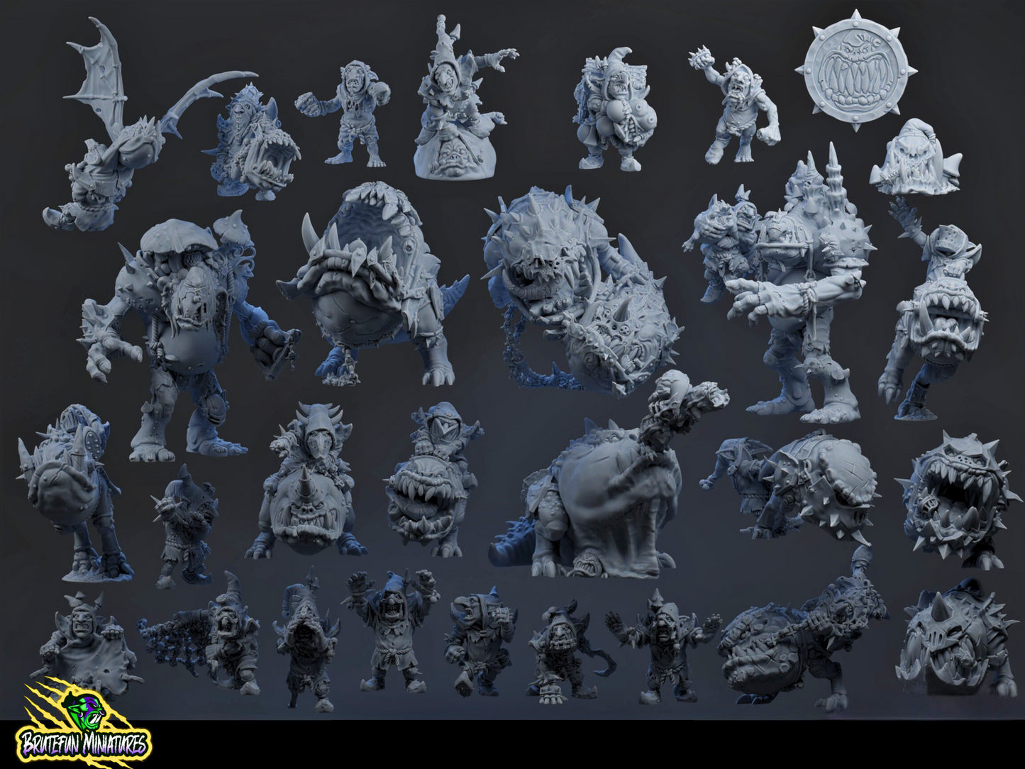 Fearsome Fungitz Goblins COMPLETE TEAM