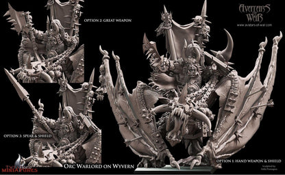 Orc Warlord on Wyvern