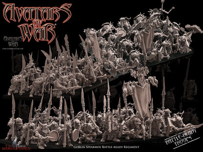 Goblin Warriors Battle-Ready Regiment