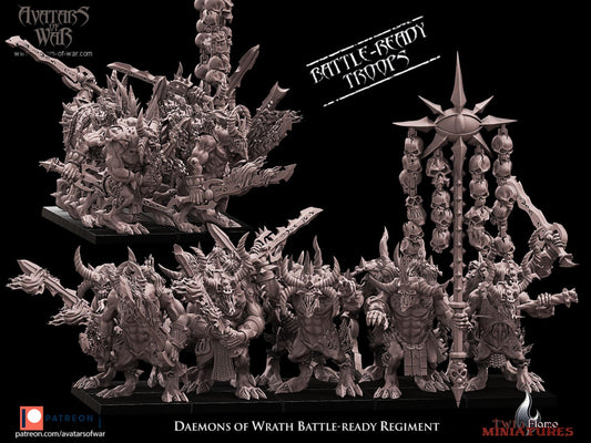 10 Daemons of Wrath Battle-Ready Regiment