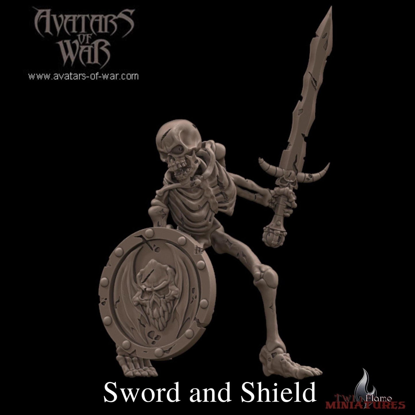 Skeleton Heroes & Sorcerers Battle-Ready Miniatures