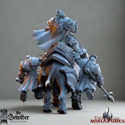 Orc War-Leader on Armoured Boar | Mounted Hero Commander