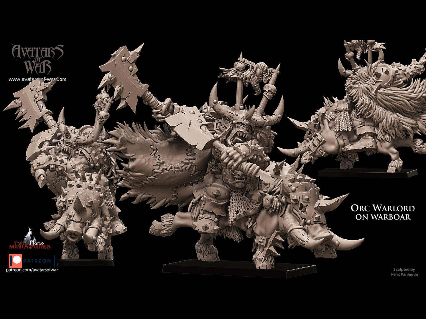 Orc Warlord on Warboar