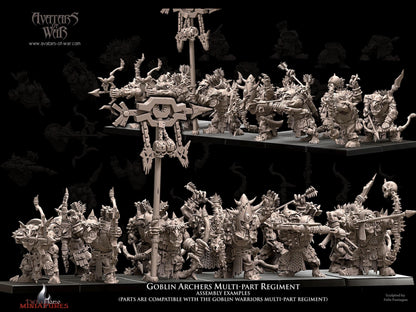 Multi-Part Goblin Archers Regiment