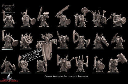 Goblin Warriors Battle-Ready Regiment