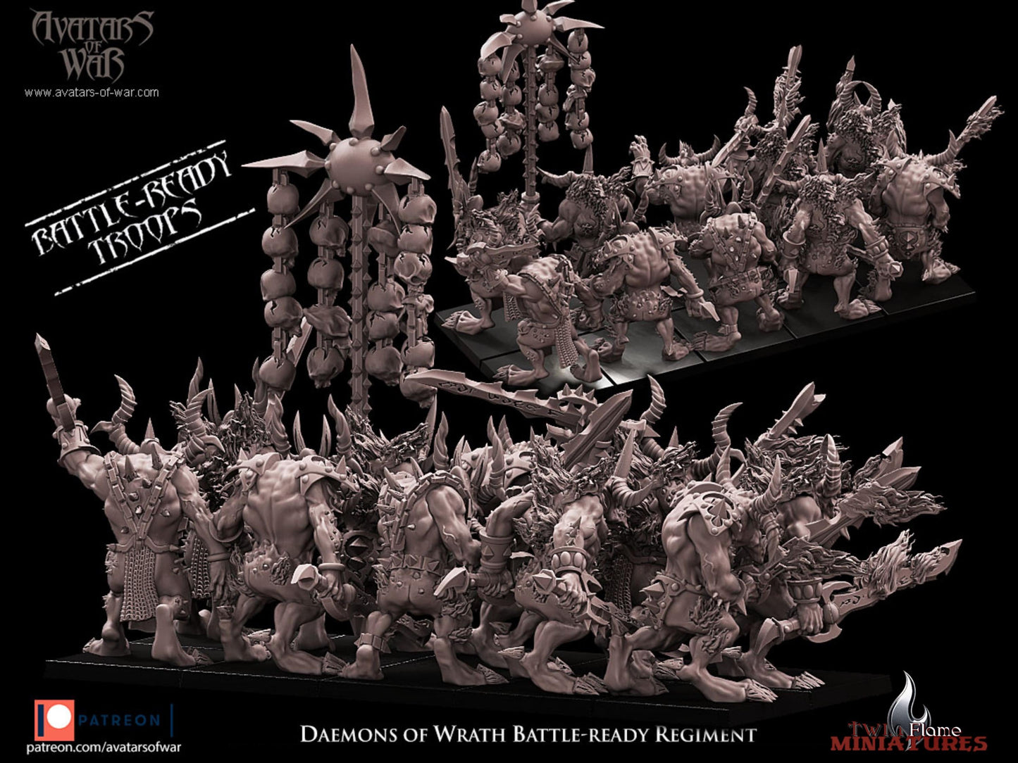 10 Daemons of Wrath Battle-Ready Regiment