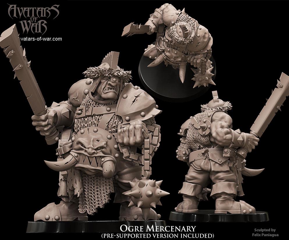 Ogre Mercenary | Monstrous Infantry Miniature