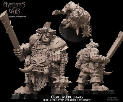 Ogre Mercenary | Monstrous Infantry Miniature