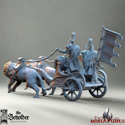 High Elves Bear Guardian Regiment, CG, Warriors & Chariot