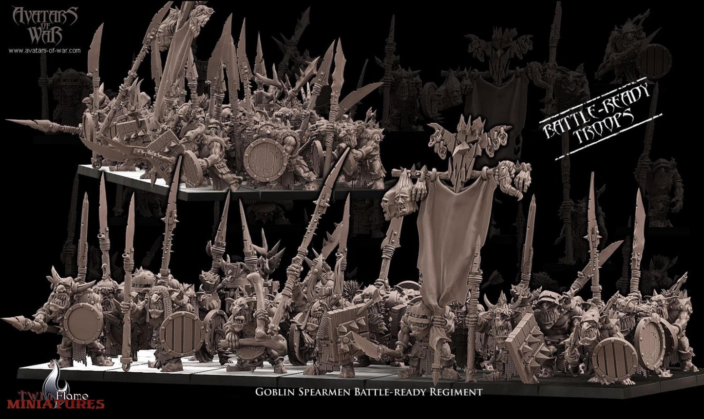 Goblin Warriors Battle-Ready Regiment