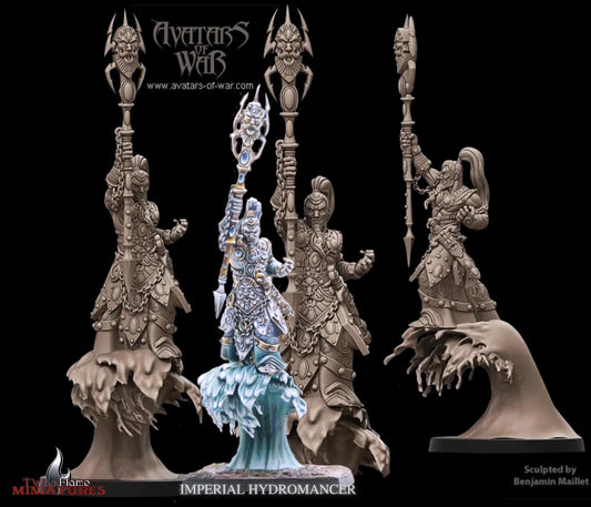 Imperial Hydromancer | Elemental Water Mage Miniature | Spellcaster Hero