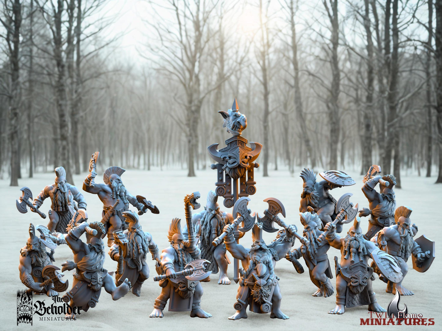 Slayers of the Molten Core Regiment with Command Group