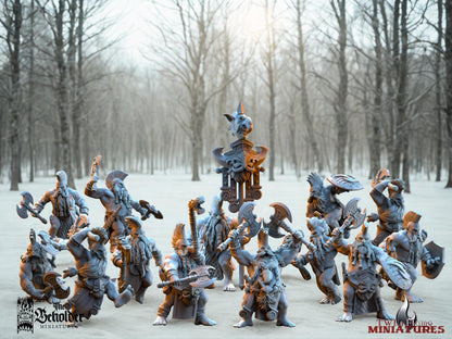 Slayers of the Molten Core Regiment with Command Group