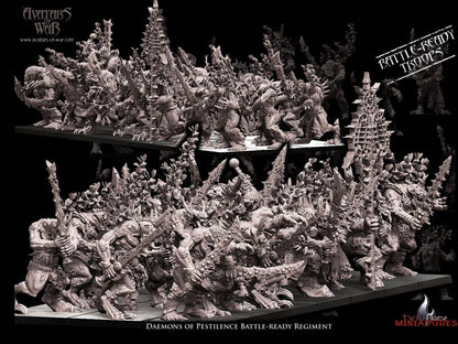 20 Daemons of Pestilence Battle-Ready Regiment