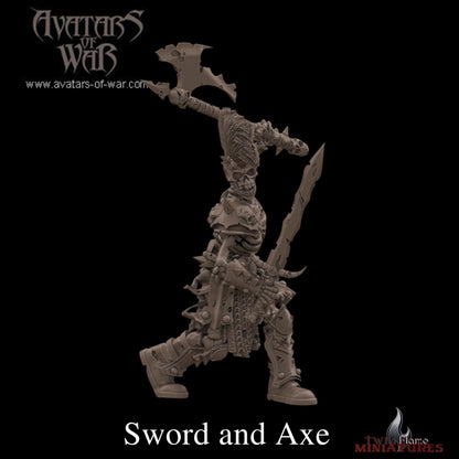 Skeleton Heroes & Sorcerers Battle-Ready Miniatures