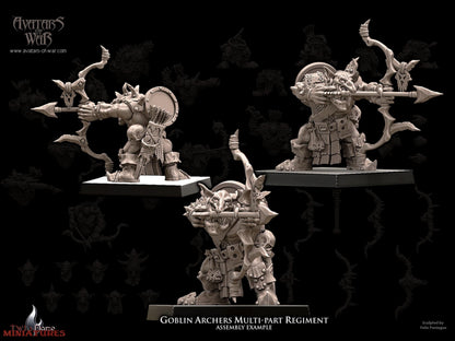 Multi-Part Goblin Archers Regiment