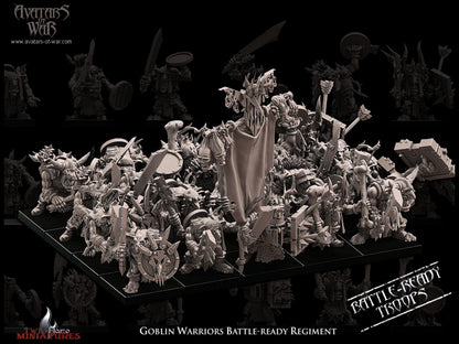 Goblin Warriors Battle-Ready Regiment