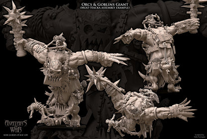Gothic fantasy warrior figurines with detailed armor and weapons on a dark background.