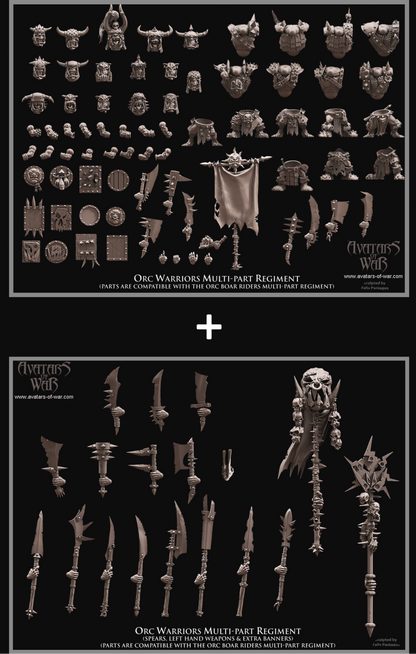 Orc Warriors Multi-Part Regiment