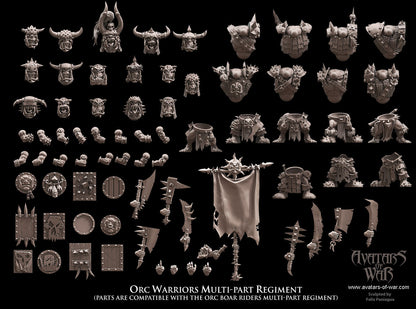Orc Warriors Multi-Part Regiment