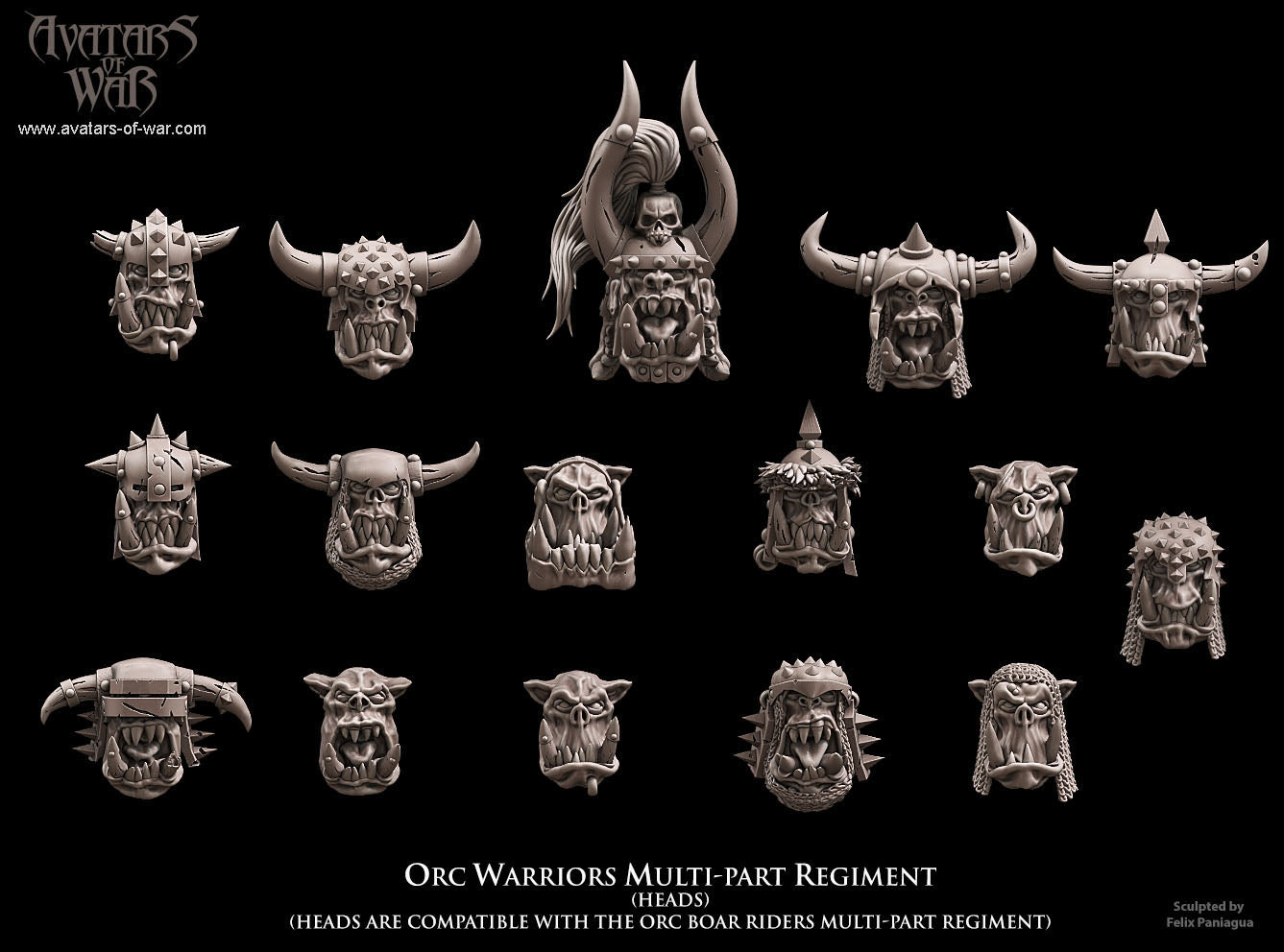 Orc Warriors Multi-Part Regiment