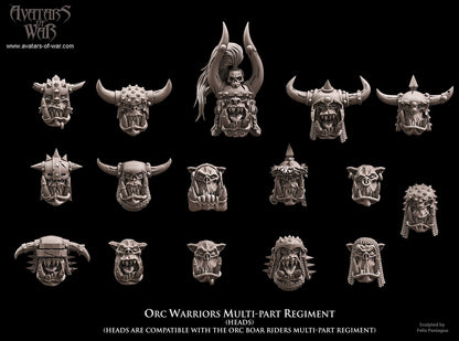 Orc Warriors Multi-Part Regiment