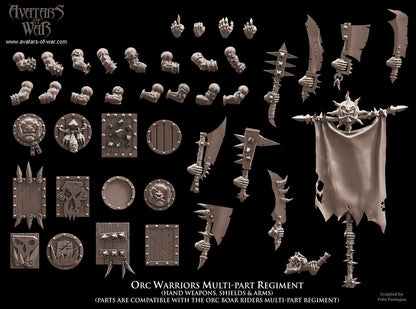 Orc Warriors Multi-Part Regiment
