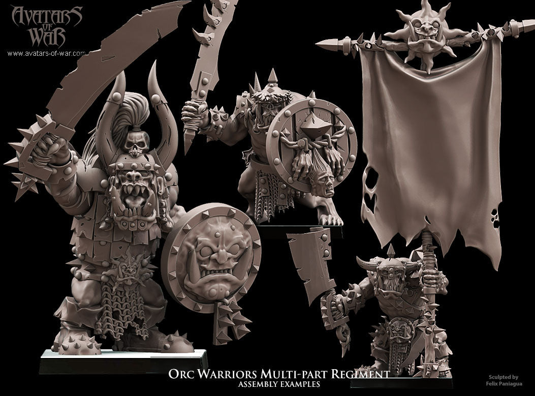 Orc Warriors Multi-Part Regiment